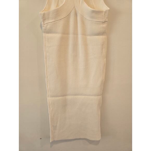 525 America Small Cream Square Neck Tank Sweater Dress NWT - Picture 6 of 9